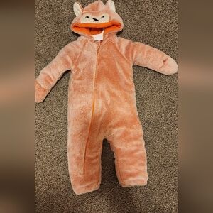 Koala baby Fuzzy One Piece in Peach